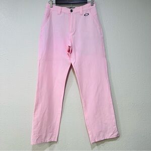 Oakley Golf Pants Take Pro 3.0 28 X 32 Preppy Pink Nylon Lightweight Trousers